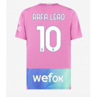 Camiseta AC Milan Rafael Leao #10 Tercera Equipación Replica 2023-24 mangas cortas